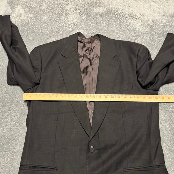 Givenchy Gentlemen Blazer Jacket Mens 40 Gray 2 Button Suit Sport Coat Suit - Picture 8 of 11